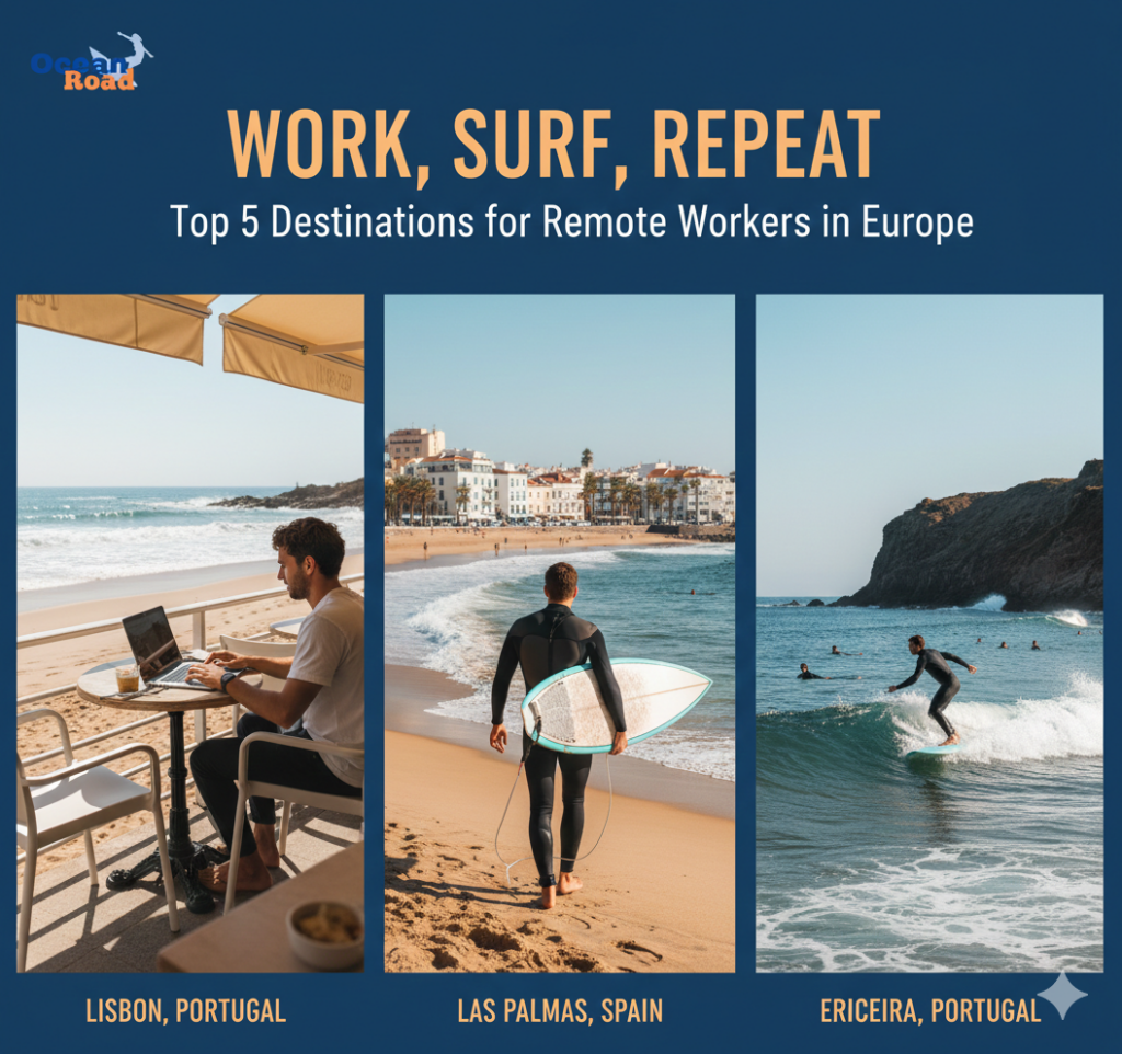 Work, Surf, Repeat: Top 5 Destinations for Remote Workers in Europe