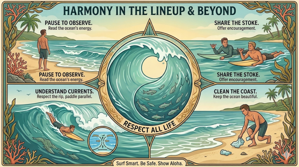 The ocean is for everyone, but the waves have a hierarchy. To avoid dangerous collisions and keep the peace