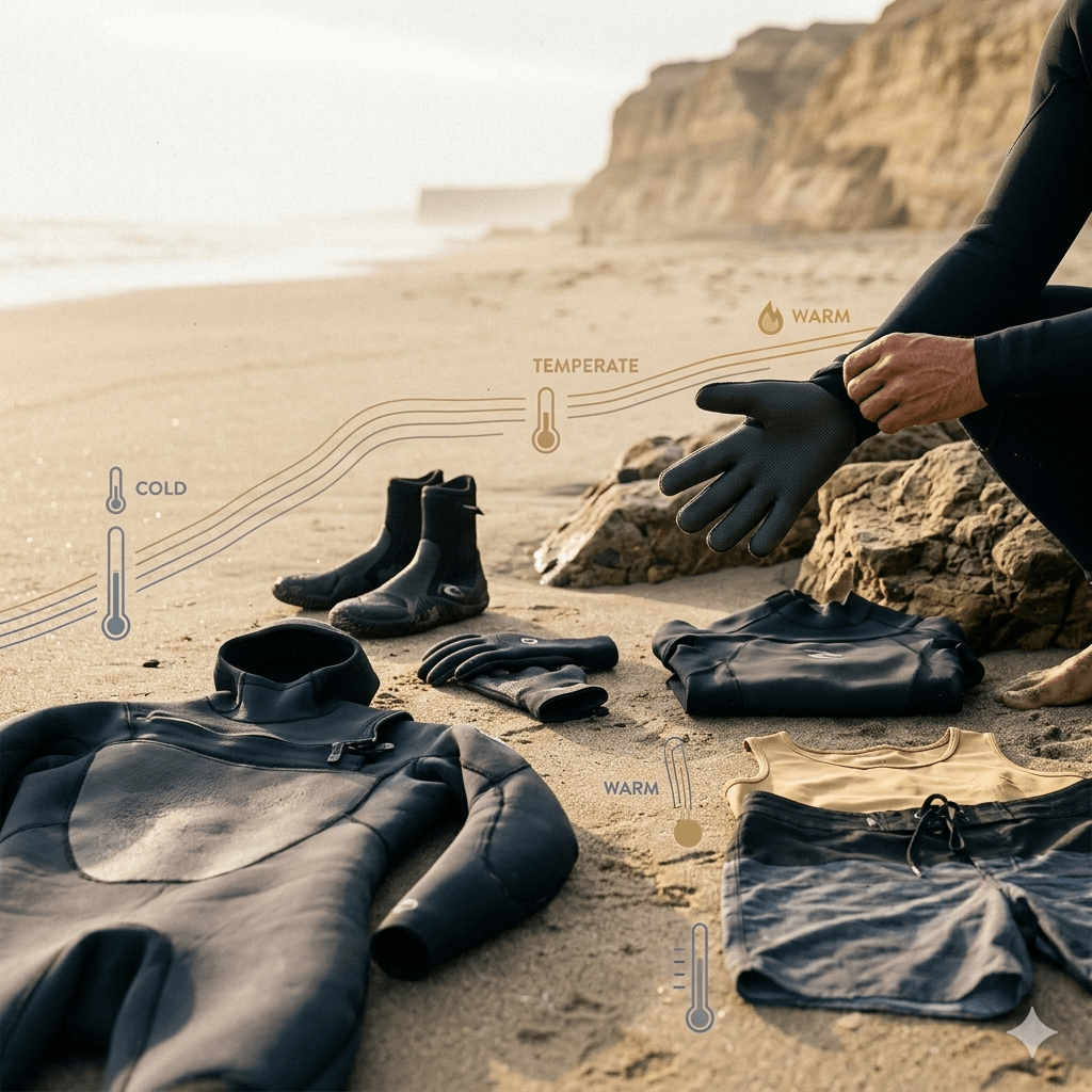 What to Wear Surfing in Different Water Temperatures (A Survival Guide)