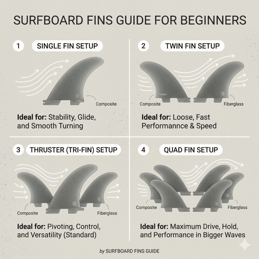 Ilustrations of diferent fins