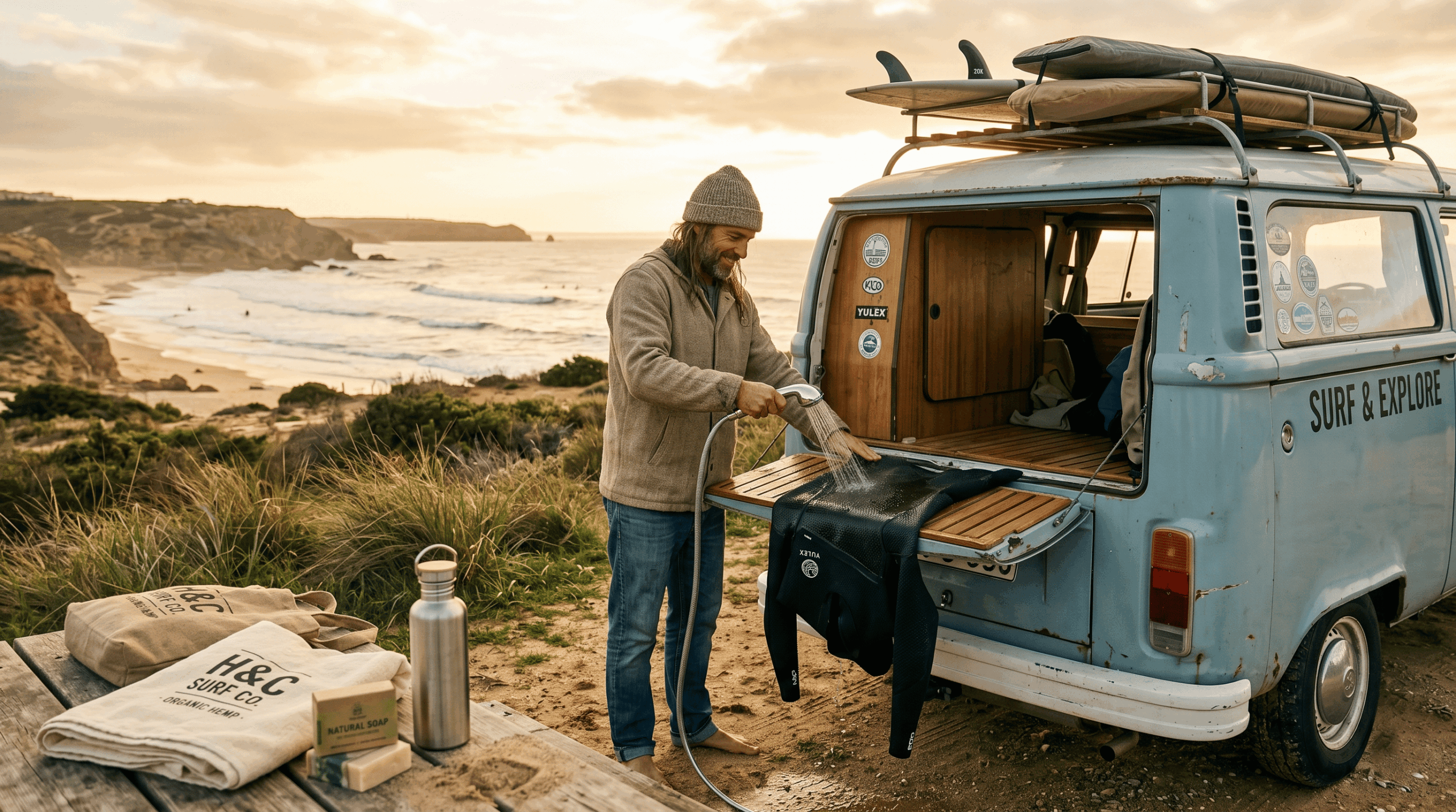 Maintenance guide for sustainable surf equipment (Sustainable Materials) : How to extend the life of Yulex wetsuits and recycled fibers.