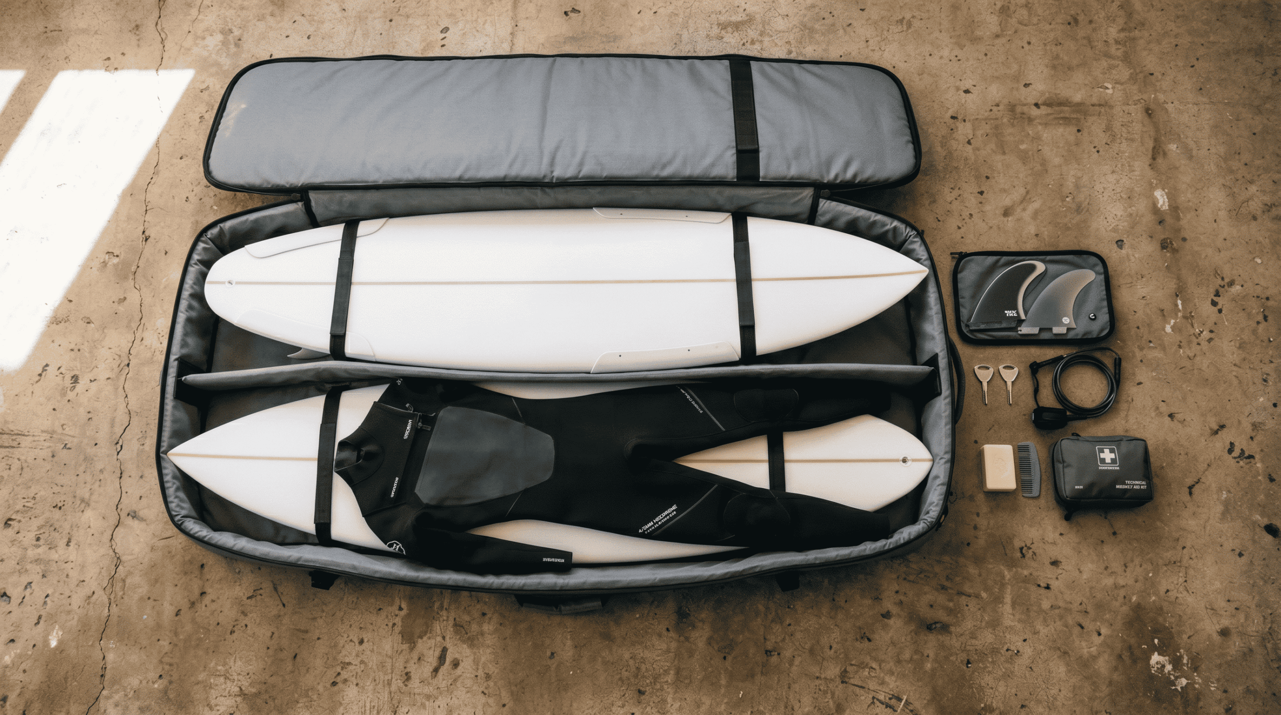 Tips for packing surfboards for surf trip: Use padded bags, protect rails, and organize your travel quiver.