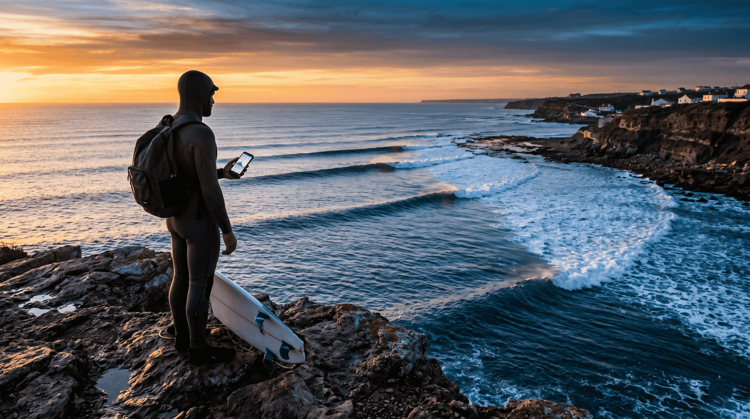 How to predict the perfect swell for a surf travel: bathymetry analysis, offshore winds and long wave periods.